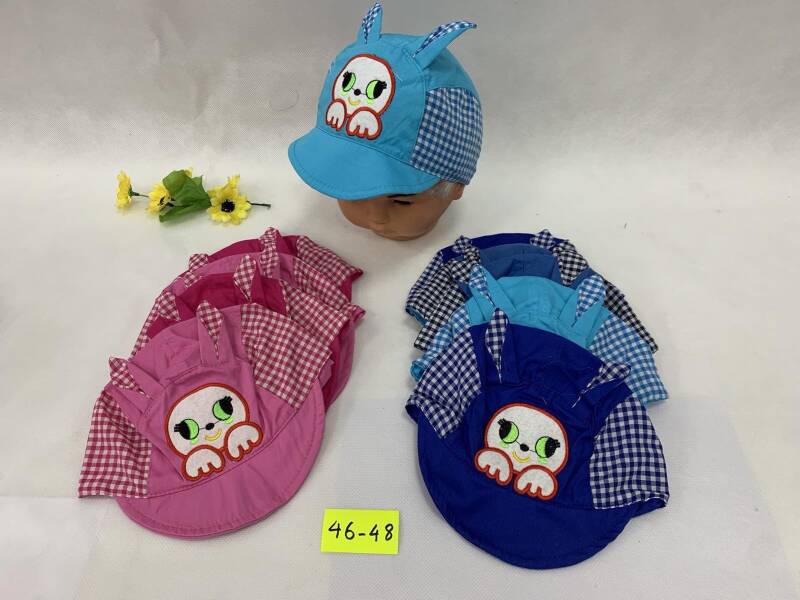 Czapka dziewcięca Roz Standard, Mix kolor Paczka 12 szt 1